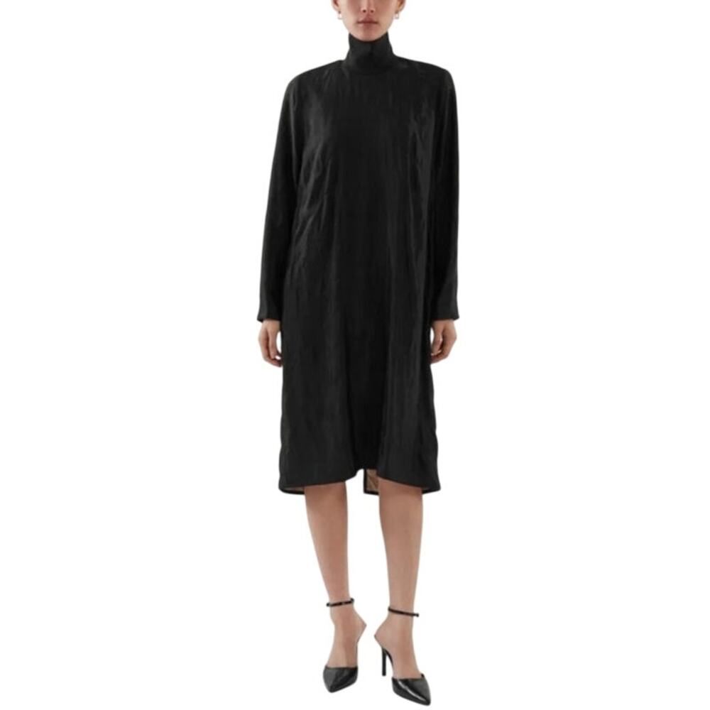 COS Black Midi Dress